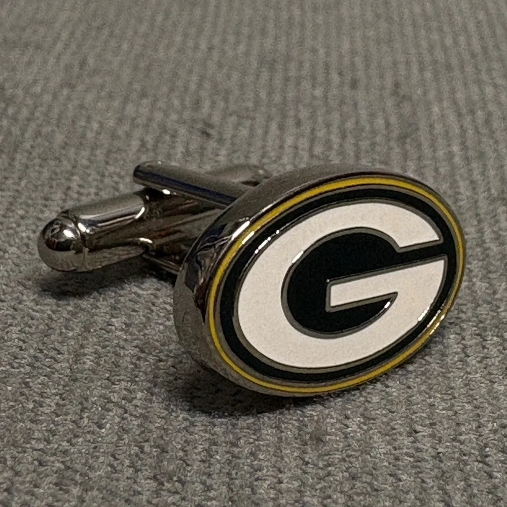 NFL Green Bay Packers Cufflinks‎ Nordstrom In Box Football Gift Mens